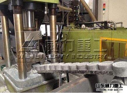 500吨金属屑压块液压机生产