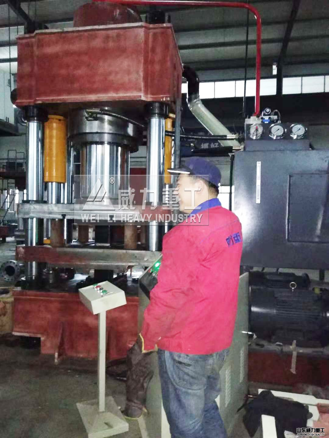 630吨牛羊舔砖液压机